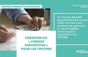 Chèque prévention 