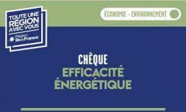 Chèque efficacité énergétique 