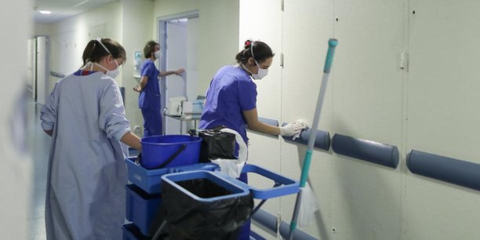 Nettoyage en milieu hospitalier